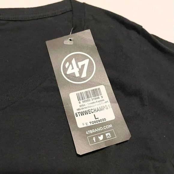 Toronto Raptors 47 We The Champs Tee Womens Large NBA 2019 Champions T-Shirt - Picture 4 of 15